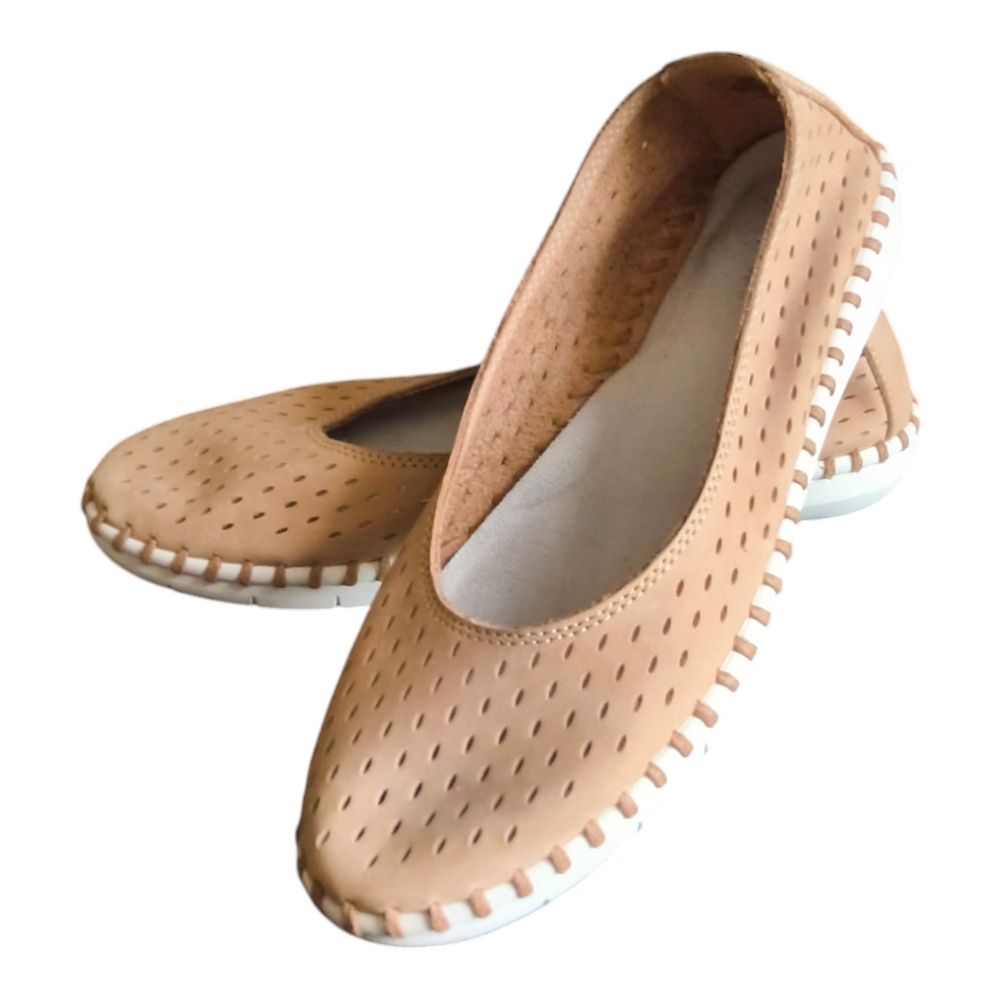Easy Spirit Beige Casual Flat Espadrille Size 7.5W